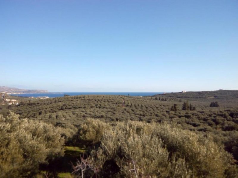 Kalyves Land mit großartigem Meerblick in Apokoronas zum Verkauf Grundstück kaufen